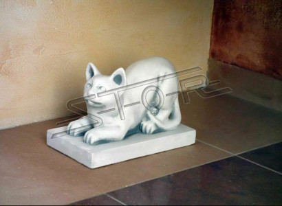 Garden Decoration Cat Patio Decorative Stone Figures Statue